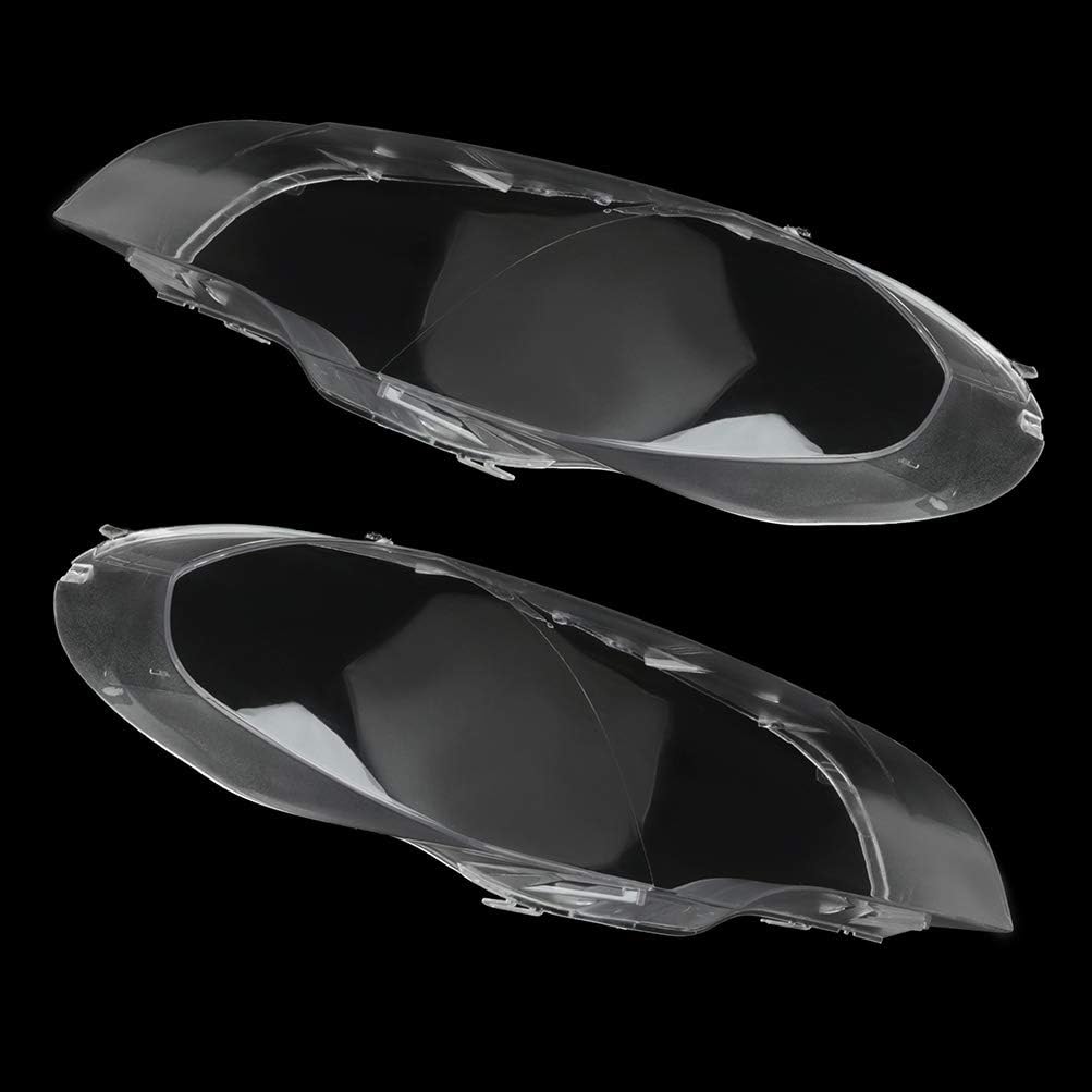 Left+Right Headlight Headlamp Clear Lens Shell Cover E519916