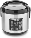 8 Cup Digital Stainless Rice Cooker and Food Steamer Q83452