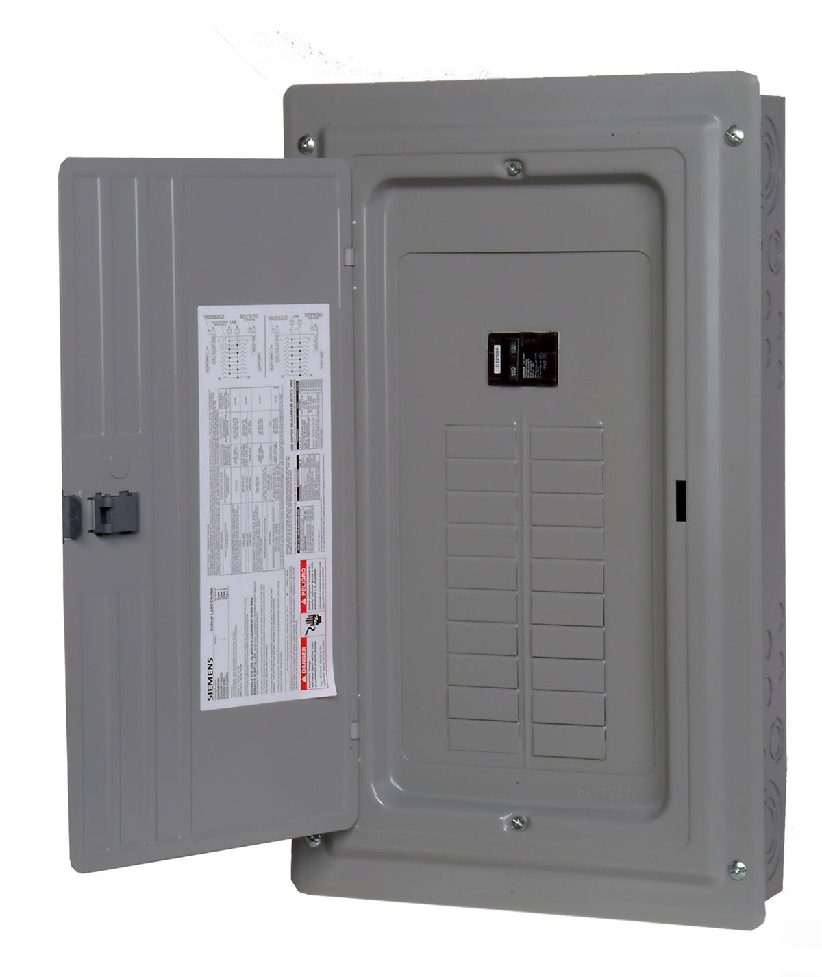 20 Space 20 Circuit 100 Amp Main Breaker Indoor Load Center B66597