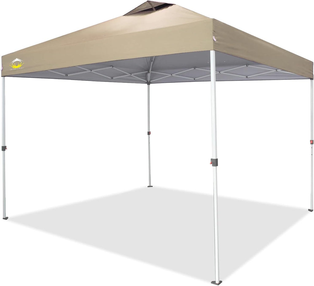 10x10 Pop up Canopy Tent with Wheeled Carry Bag D408