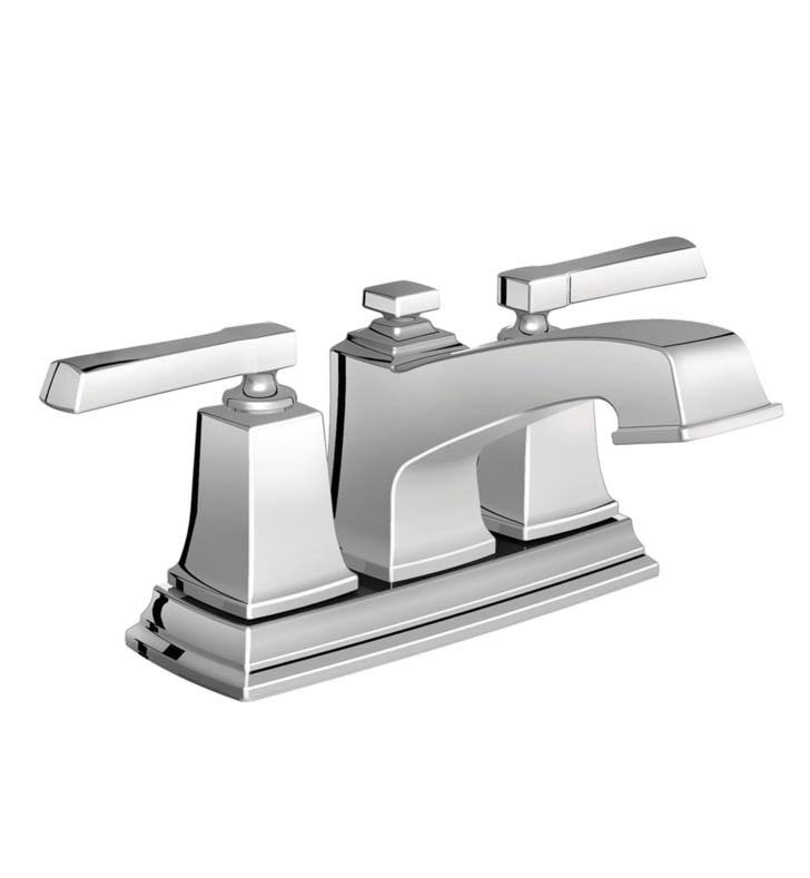 Spot Resist Brushed Nickel Two-Handle Bathroom Faucet P413052