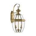 Antique Brass Outdoor Wall Lantern B543