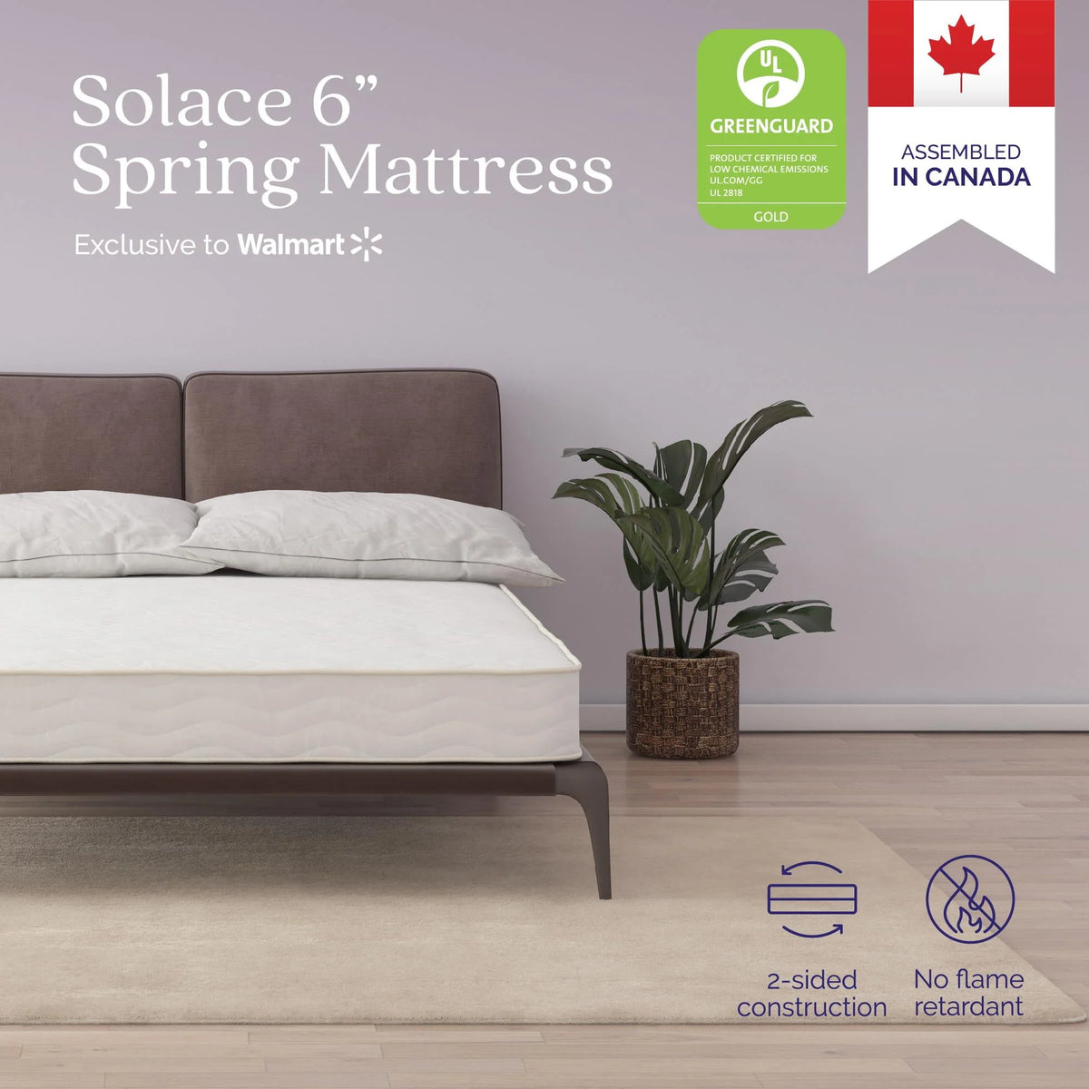 6'' 2-Sided Bonnell Coil Mattress, Twin Size L68699