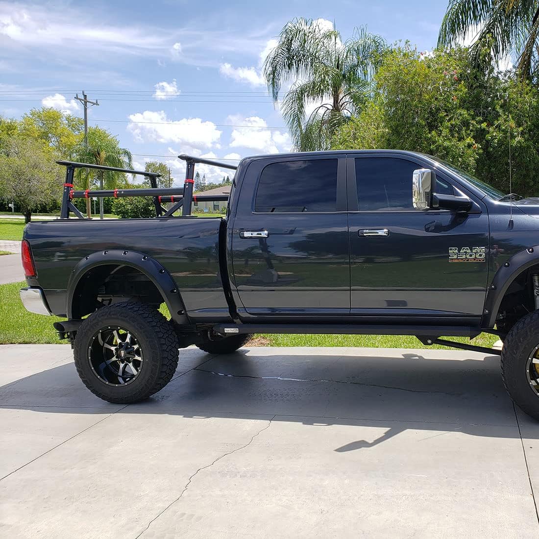 Heavy Duty Universal Pickup Truck Bed Rack with Side Rails R908