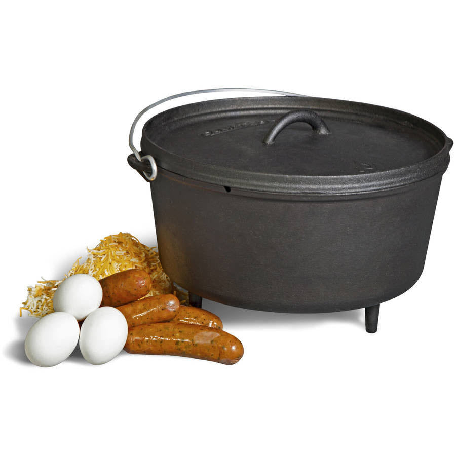 12 inch Cast Iron Deep Dutch Oven, 8 qt O446443