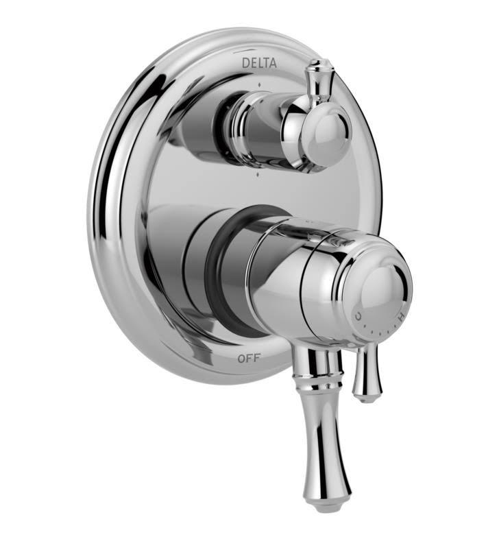 Polished Nickel Valve Trim with 6 Setting Integrated Diverter O9994