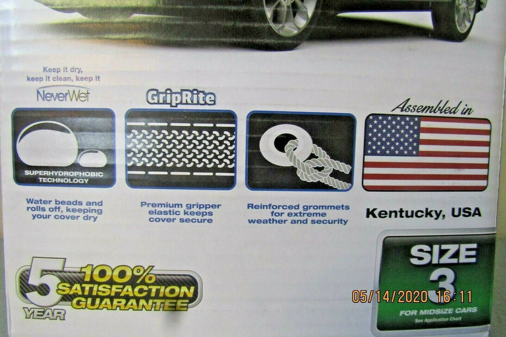 Gray Car Cover K7971