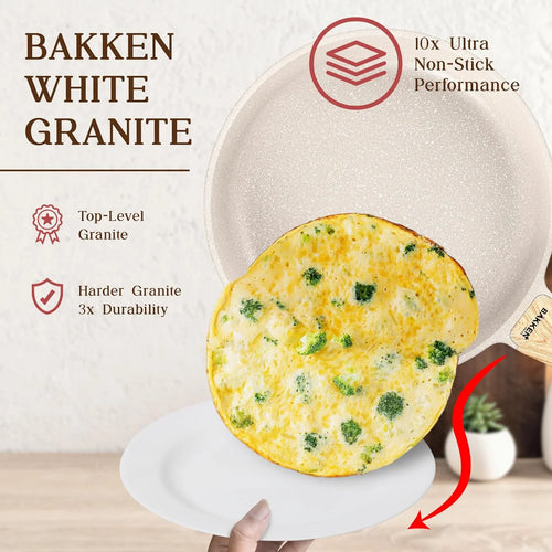 20-Piece Granite Non-Stick Kitchen Cookware Set Z865770