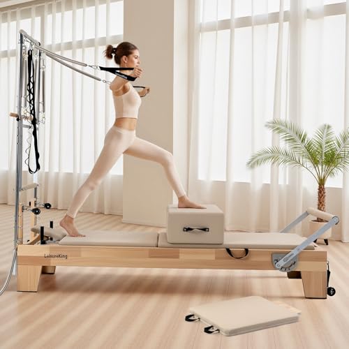 Oak Wood Pilates Reformer Machine H253139