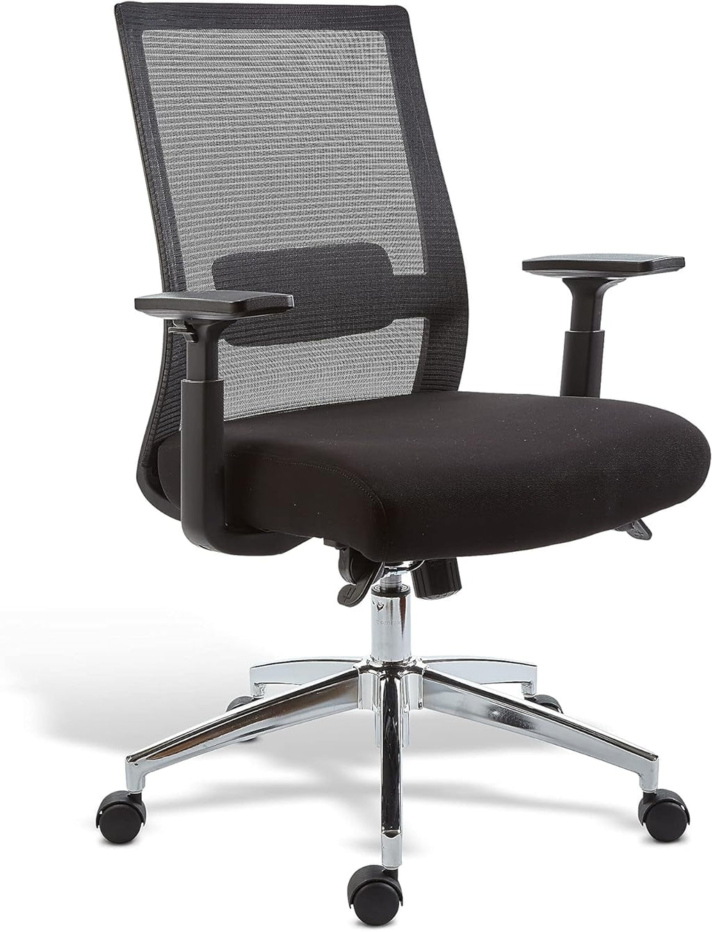 Black Fabric Mesh Swivel Task Chair, 2/Pack I1242
