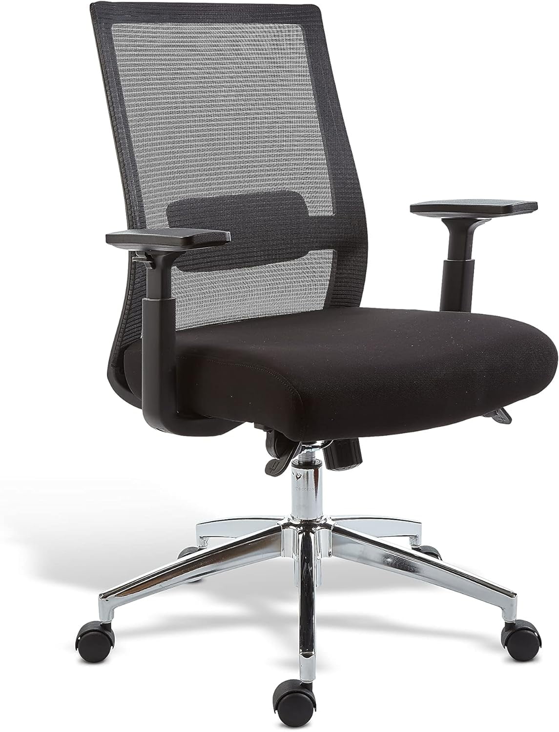 Black Fabric Mesh Swivel Task Chair, 2/Pack I1242