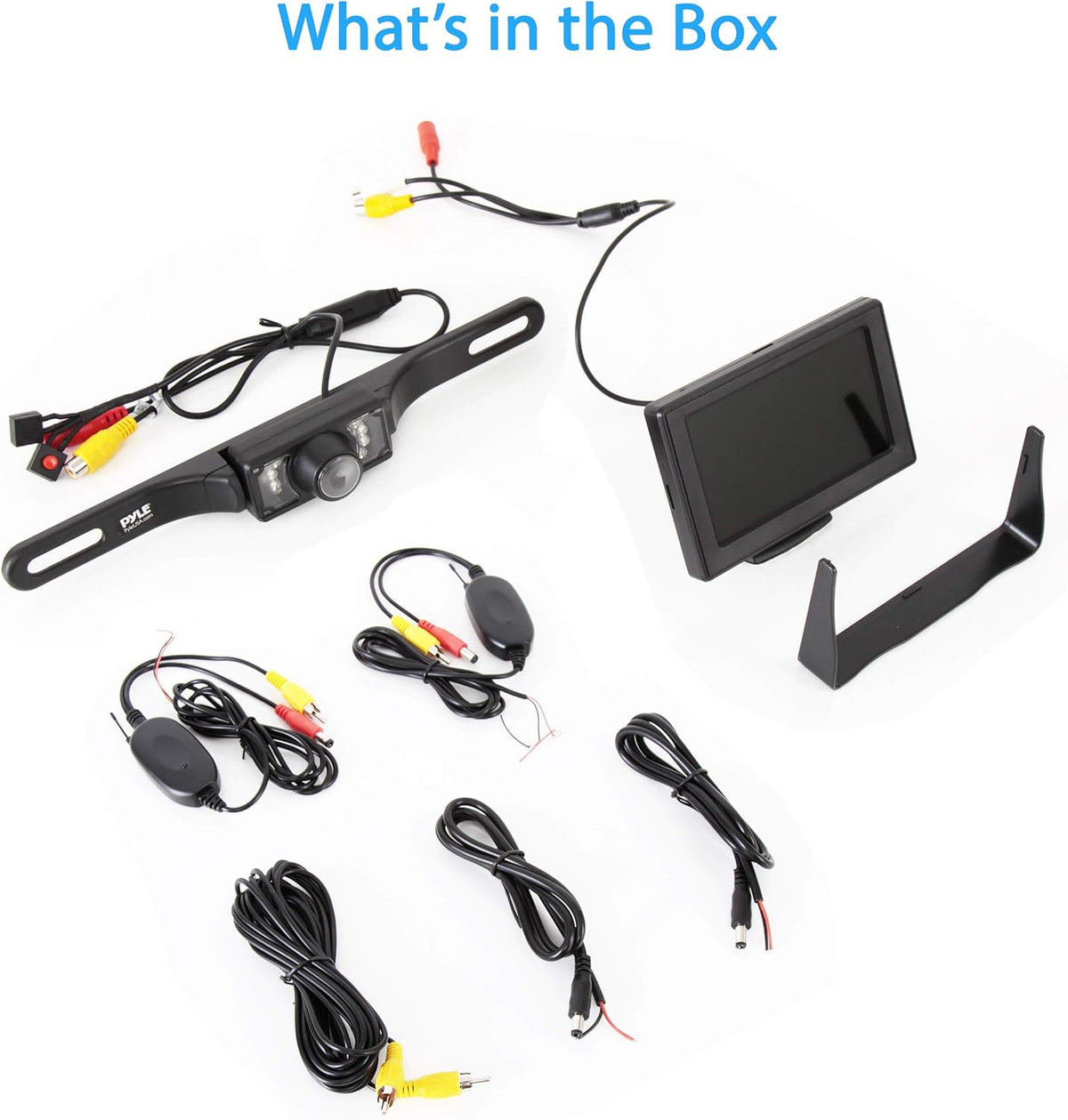 Waterproof Wireless Rear View Camera with 4.3” Color LCD Display W43221