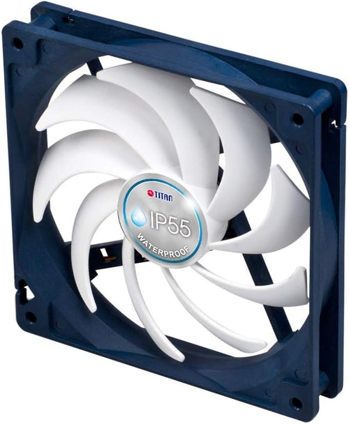 12V DC IP55 Waterproof Dustproof Cooling Fan 140mm 2 Pack H90001