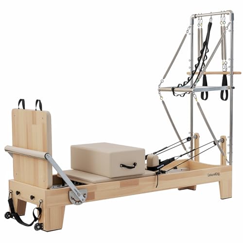 Oak Wood Pilates Reformer Machine H253139