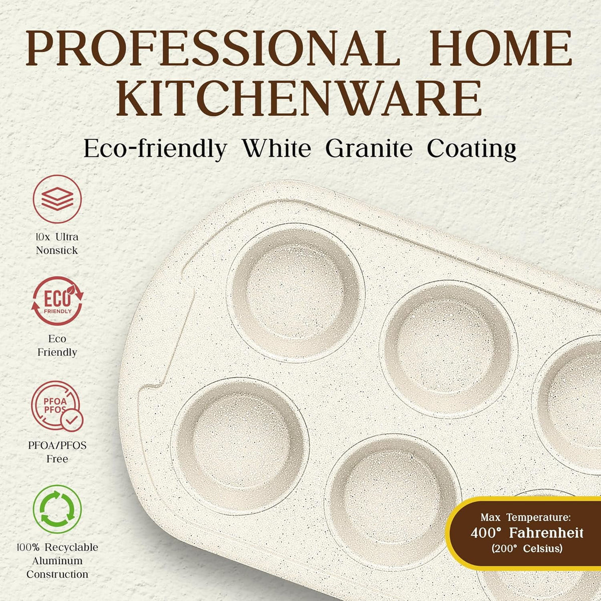 20-Piece Granite Non-Stick Kitchen Cookware Set Z865770