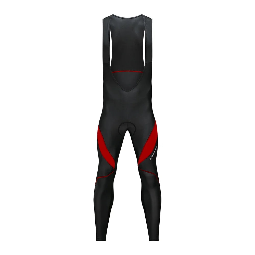 Red Thermal 3d Padded Bib Cycling Pants C503431