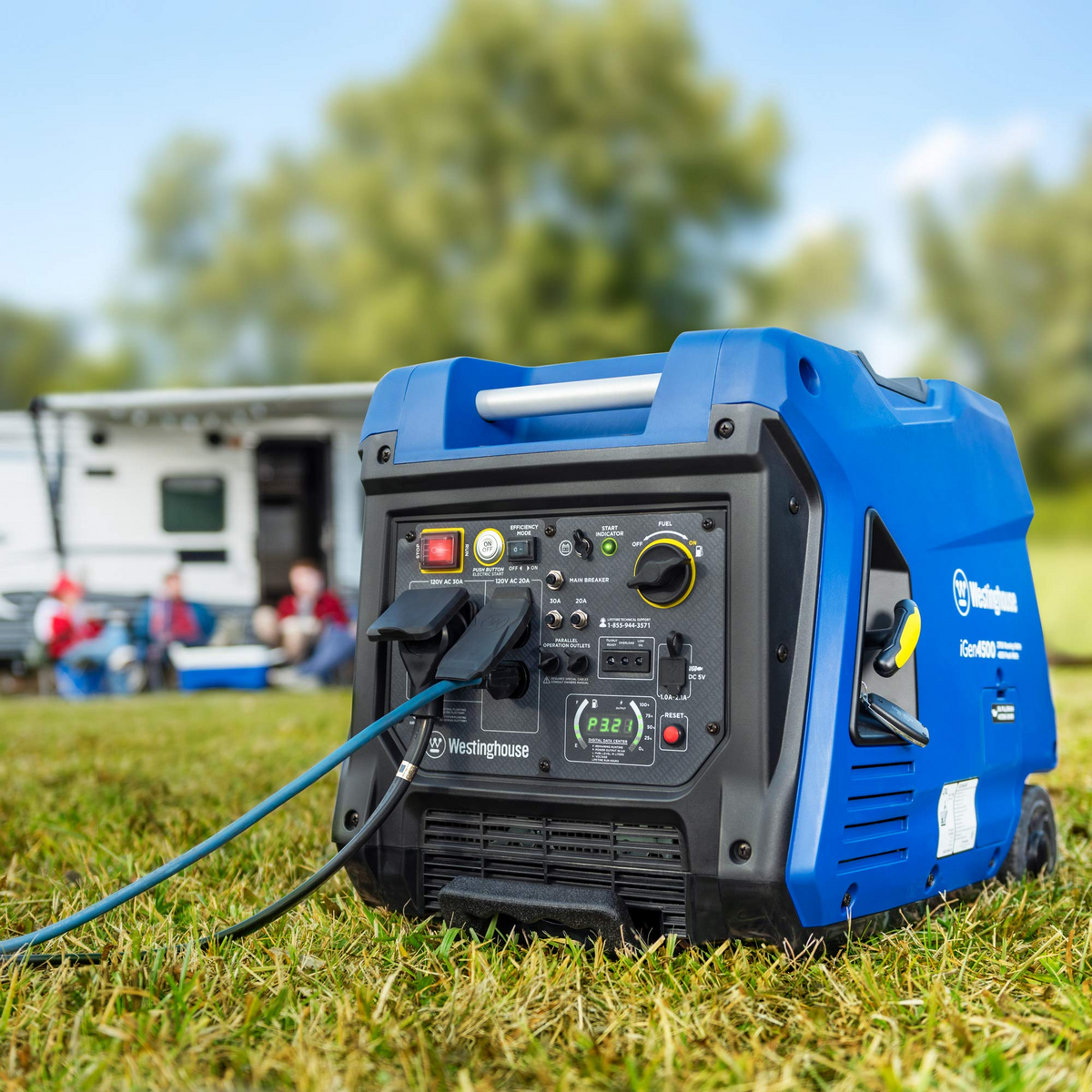 4500 Watt Portable Inverter Generator with Remote Electric Start K6334
