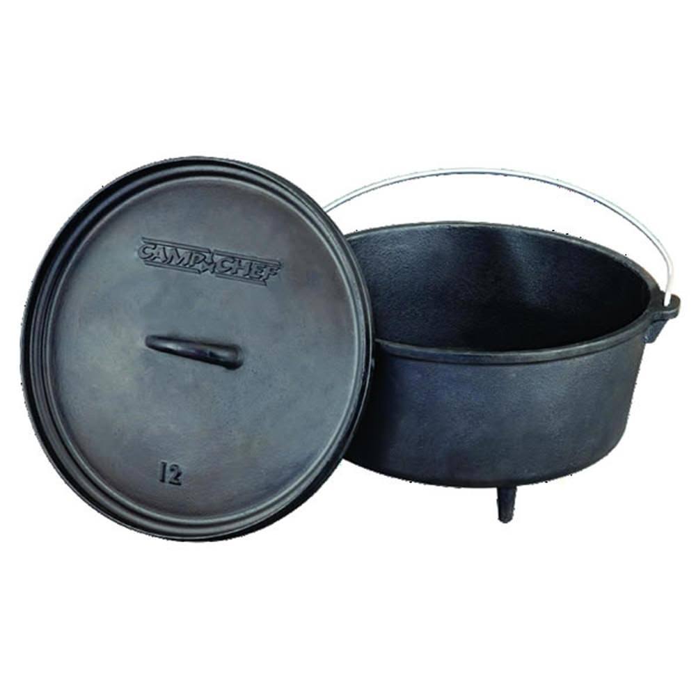 12 inch Cast Iron Deep Dutch Oven, 8 qt O446443