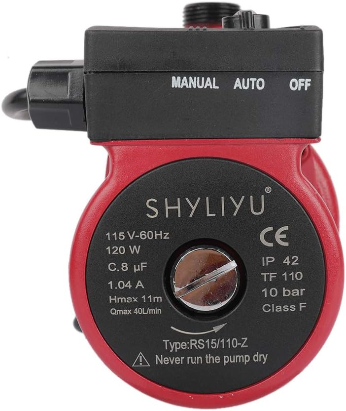 115V/60Hz 1 inch Cast Iron Pressure Booster Pump A936