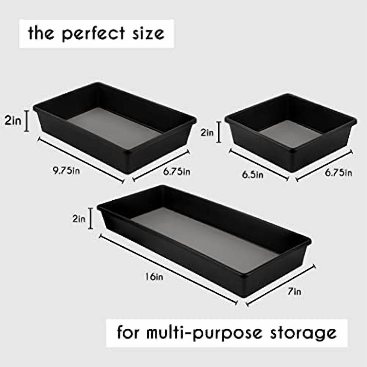 6 Pcs Drawer Organizers Q3232