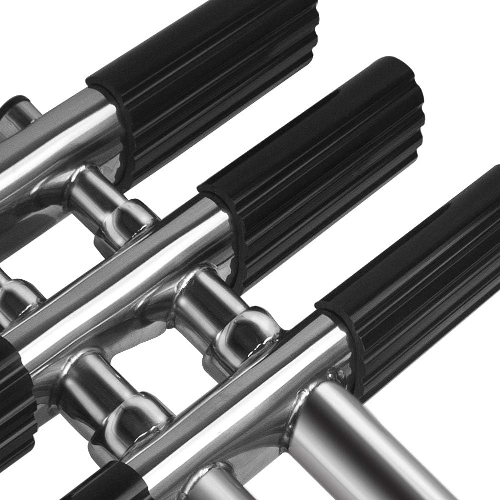 Dual Vertical Telescoping 3 Step Stainless Steel Boat Ladder L3991