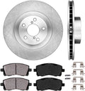 294mm 5 Lug Brake Rotors + Ceramic Pads + Hardware Y428601