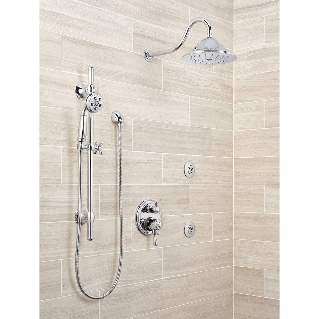 Polished Nickel Valve Trim with 6 Setting Integrated Diverter O9994