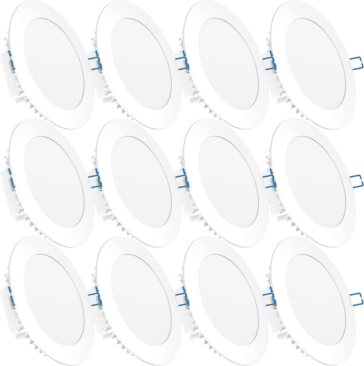 12 Pack 4 Inch Ultra Thin LED Recessed Lighting, 5000K Daylight, Dimmable Y2682