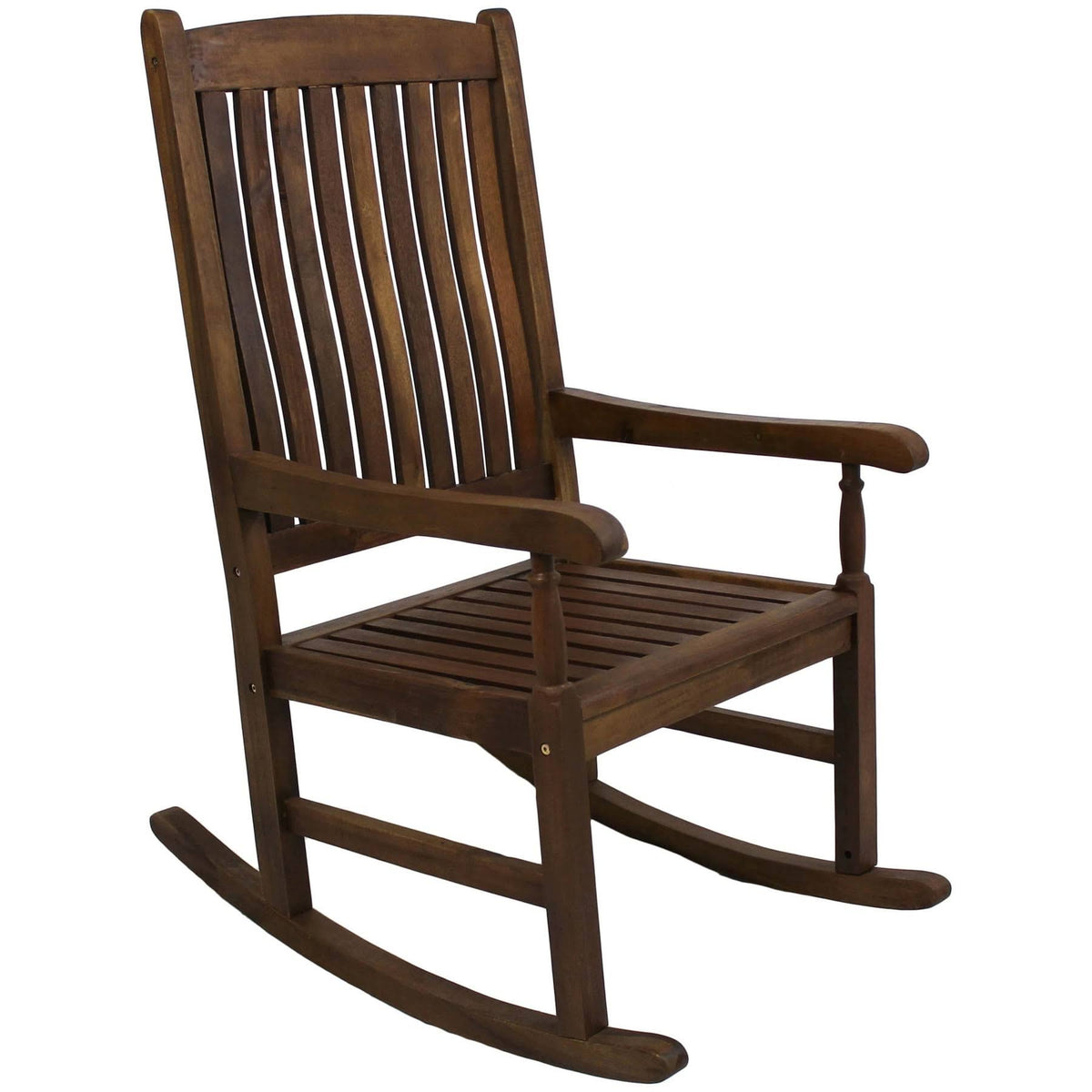 Wood High Back Patio Rocker P98682