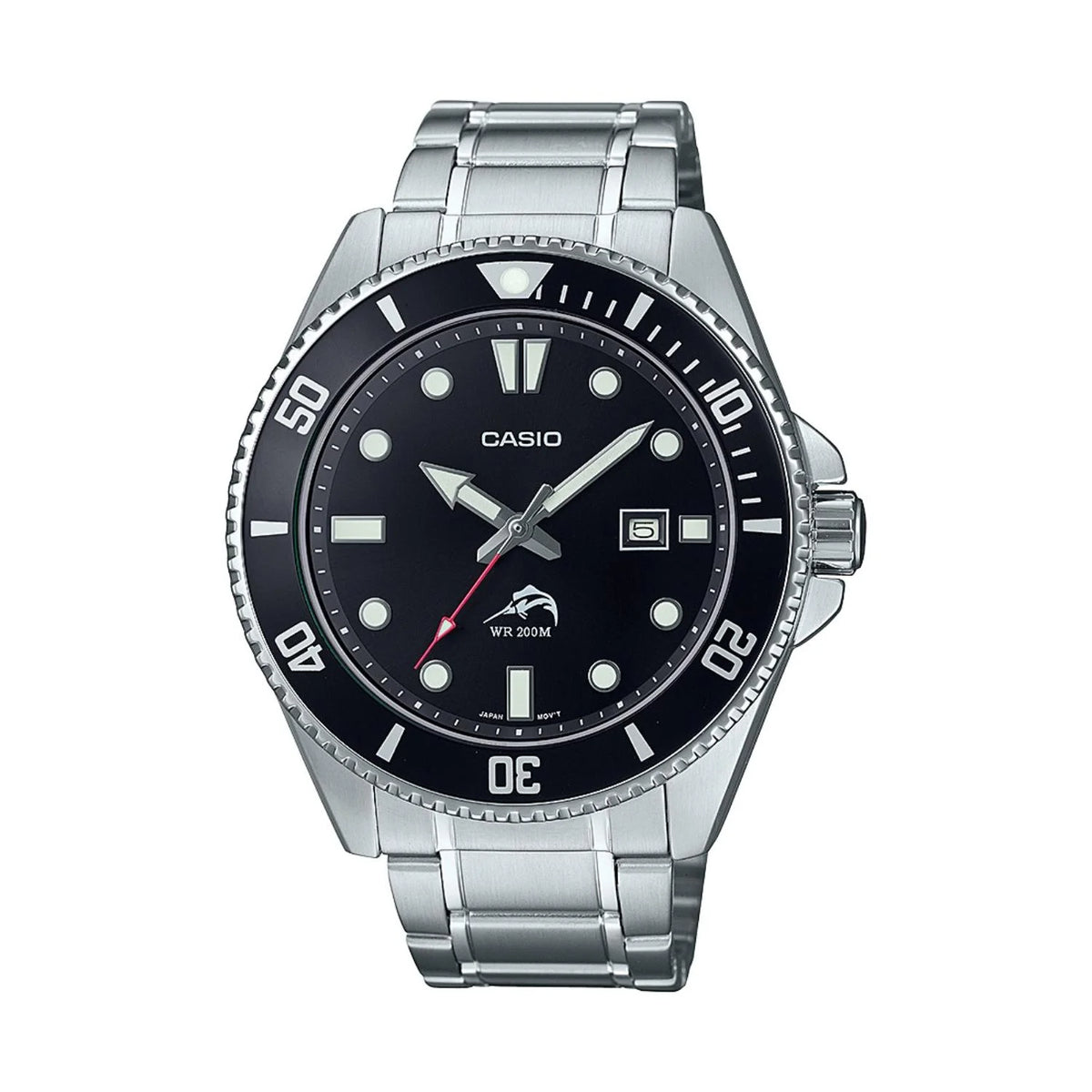 Stainless Steel Dive-Style Sport Watch S21115
