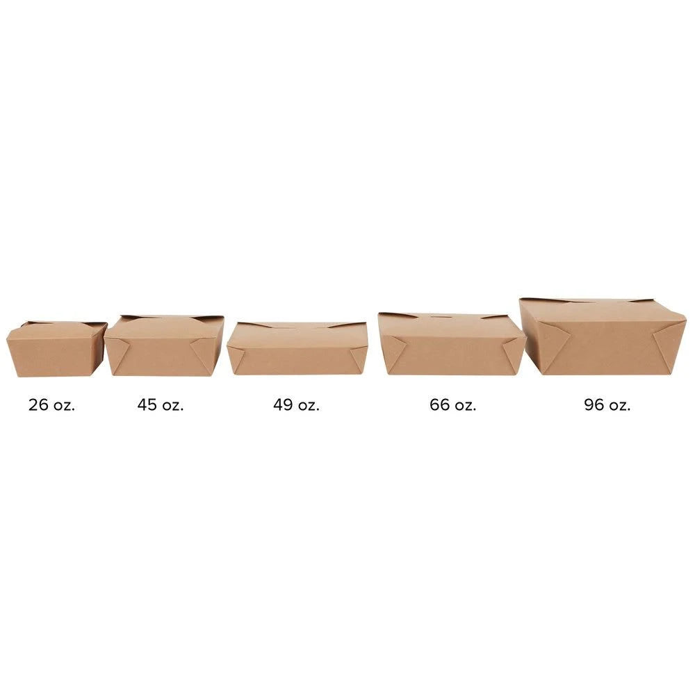 Kraft Microwavable Paper #2 Take-Out Container 200/Case G5334