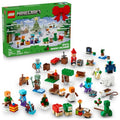 LEGO Minecraft Advent Calendar Building Toy with 24 Buildable Surprises and 8 Minifigures E886257