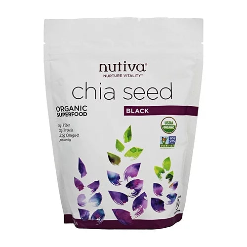 Organic Black Chia Seed, 12 Oz, 2 Pack F9028