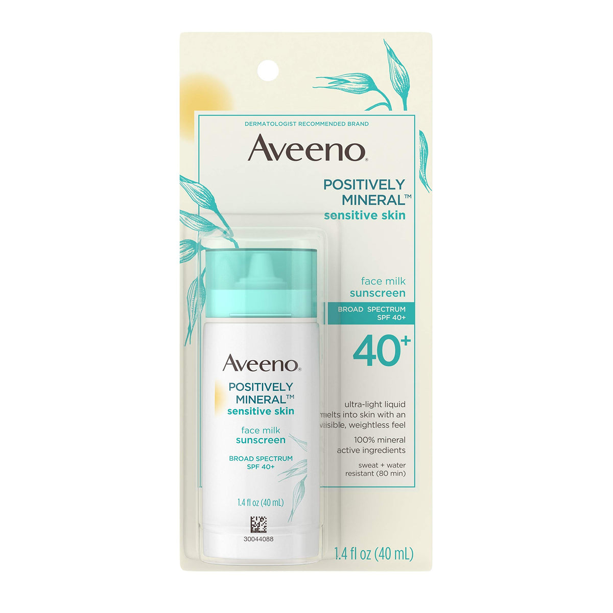 SPF 40+ Zinc Oxide & Titanium Dioxide Oil-Free Facial Sunscreen, 1.4 Fl. Oz W15948