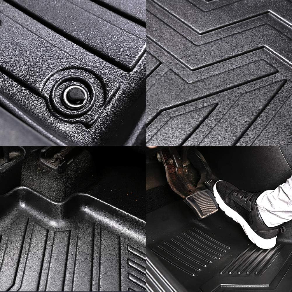 TPV 3D Car Floor Liners 1st & 2nd Row Full Set S723358