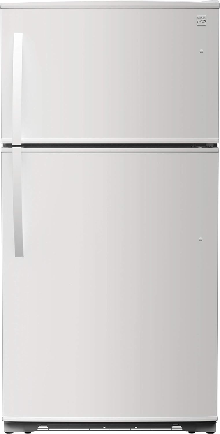White 21 Cubic Ft. Top-Freezer Refrigerator W360603