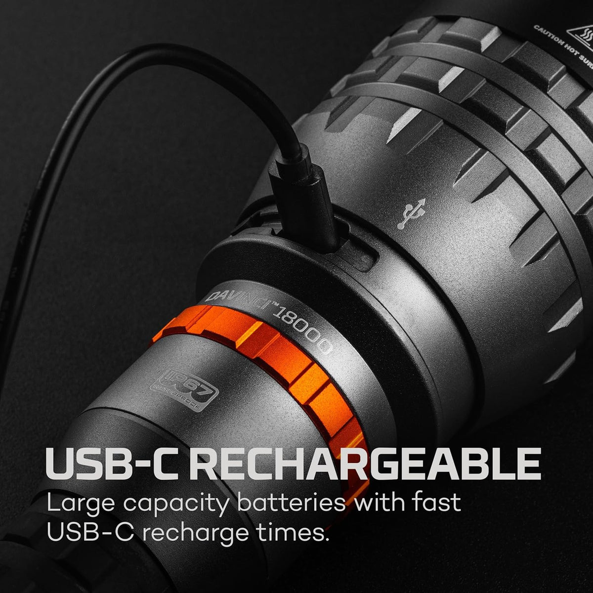 Rechargeable Waterproof Handheld Flashlight B83440