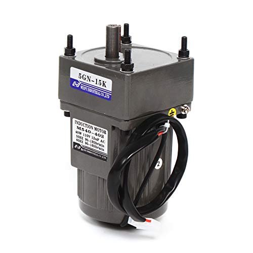 110V AC Single-Phase High Torque Electric Gear Motor with Speed Controller 0-45RPM 120W 30K C617