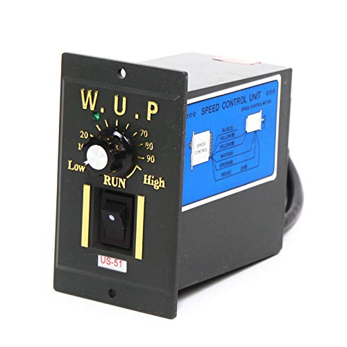 110V AC Single-Phase High Torque Electric Gear Motor with Speed Controller 0-45RPM 120W 30K C617