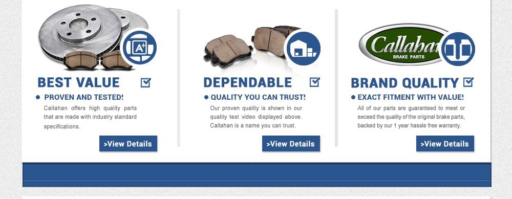 Front Loaded Caliper Assembly Set with Ceramic Brake Pads P5564