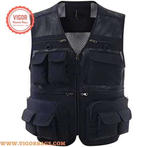 Multi Pockets Cargo Vest Jacket M945