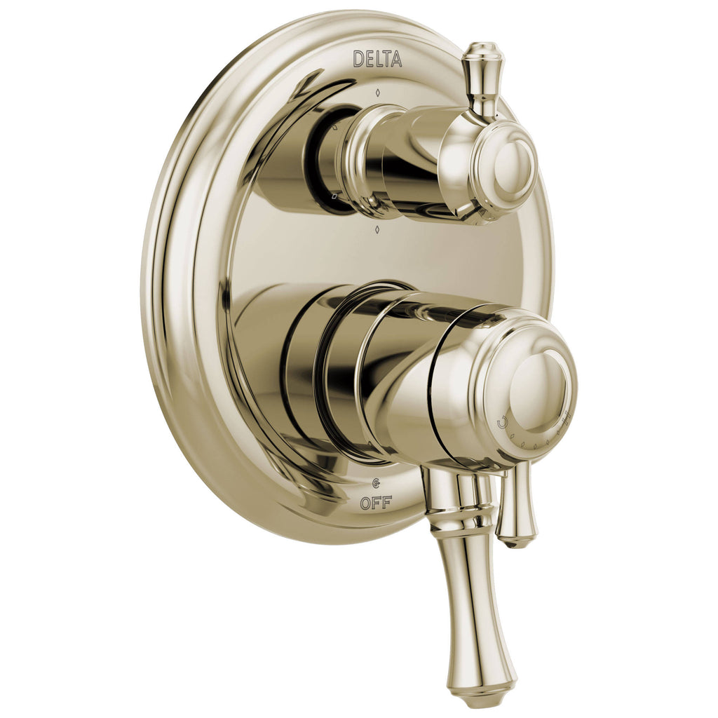 Polished Nickel Valve Trim with 6 Setting Integrated Diverter O9994