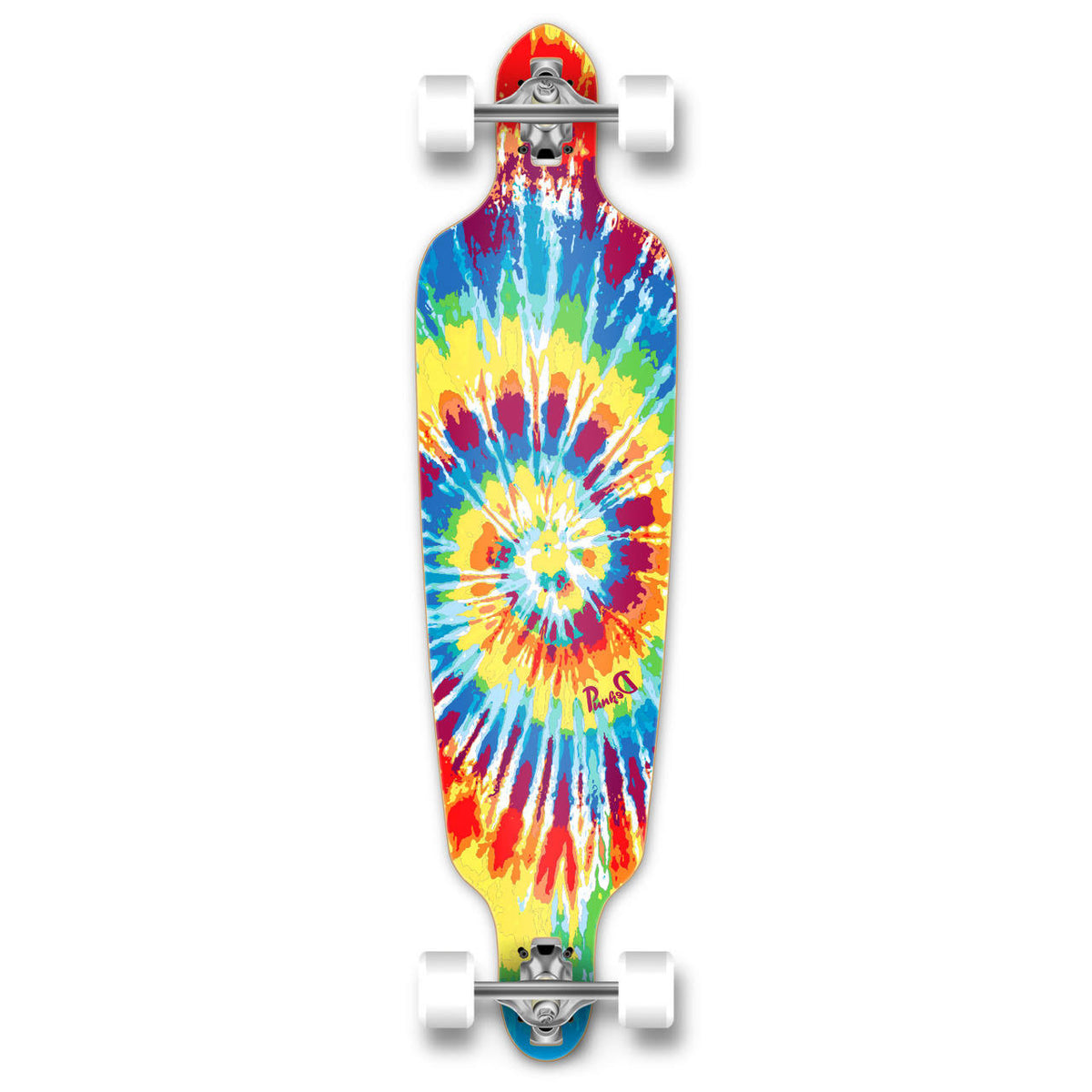 Tiedye Drop Through Longboard Complete G785