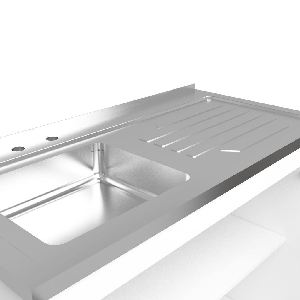 Espresso Utility Sink Cabinet X84171