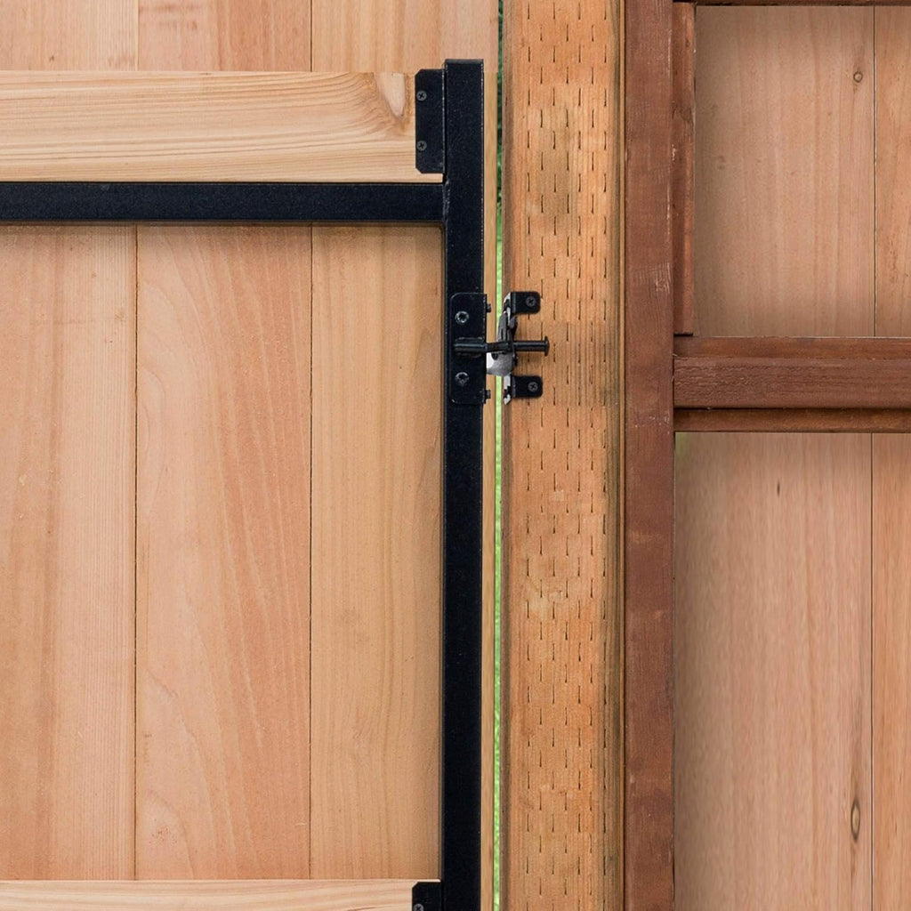 Steel Frame Gate Adjustable Building Kit, 60 to 96 Inches Wide and 6 Inches High, 3 Pack Z293728