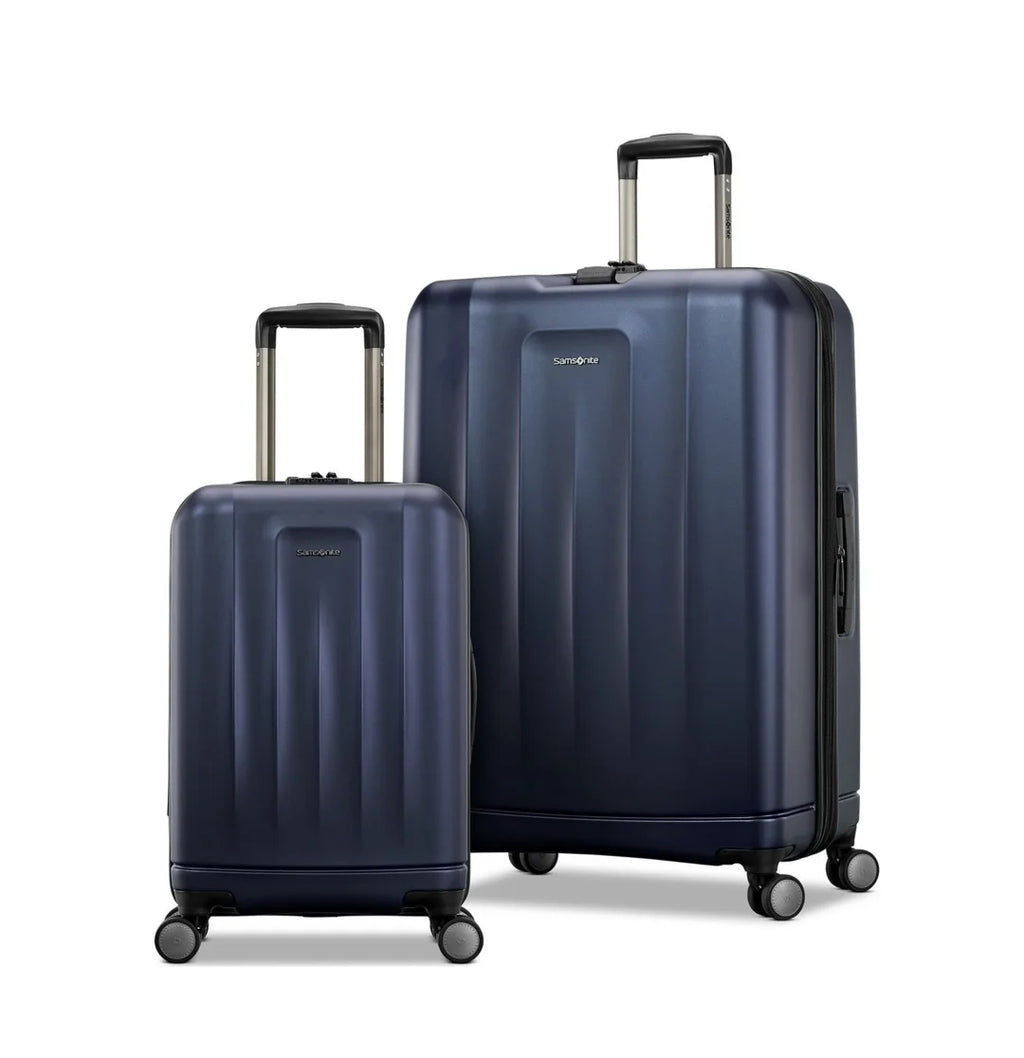 2-Piece Hardside Luggage Set Blue S14384