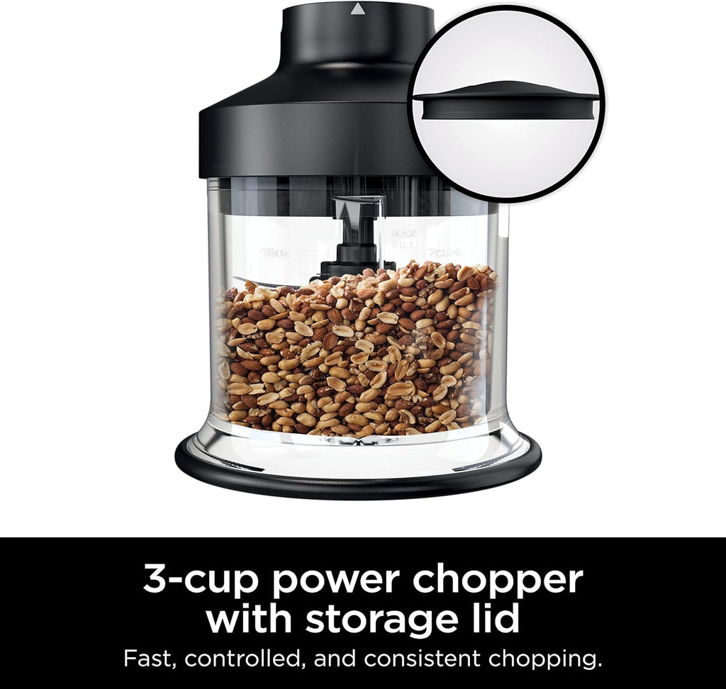 Black 3-Cup Food Processor Bowl L5827