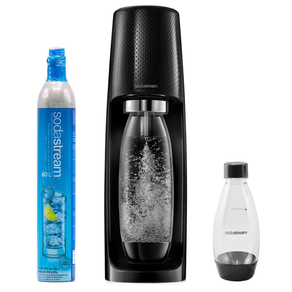 Black Sparkling Water Maker Bundle Kit K45842
