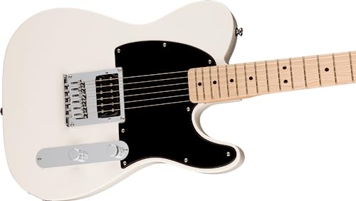 Arctic White Electric Guitar with Maple Fingerboard B7612