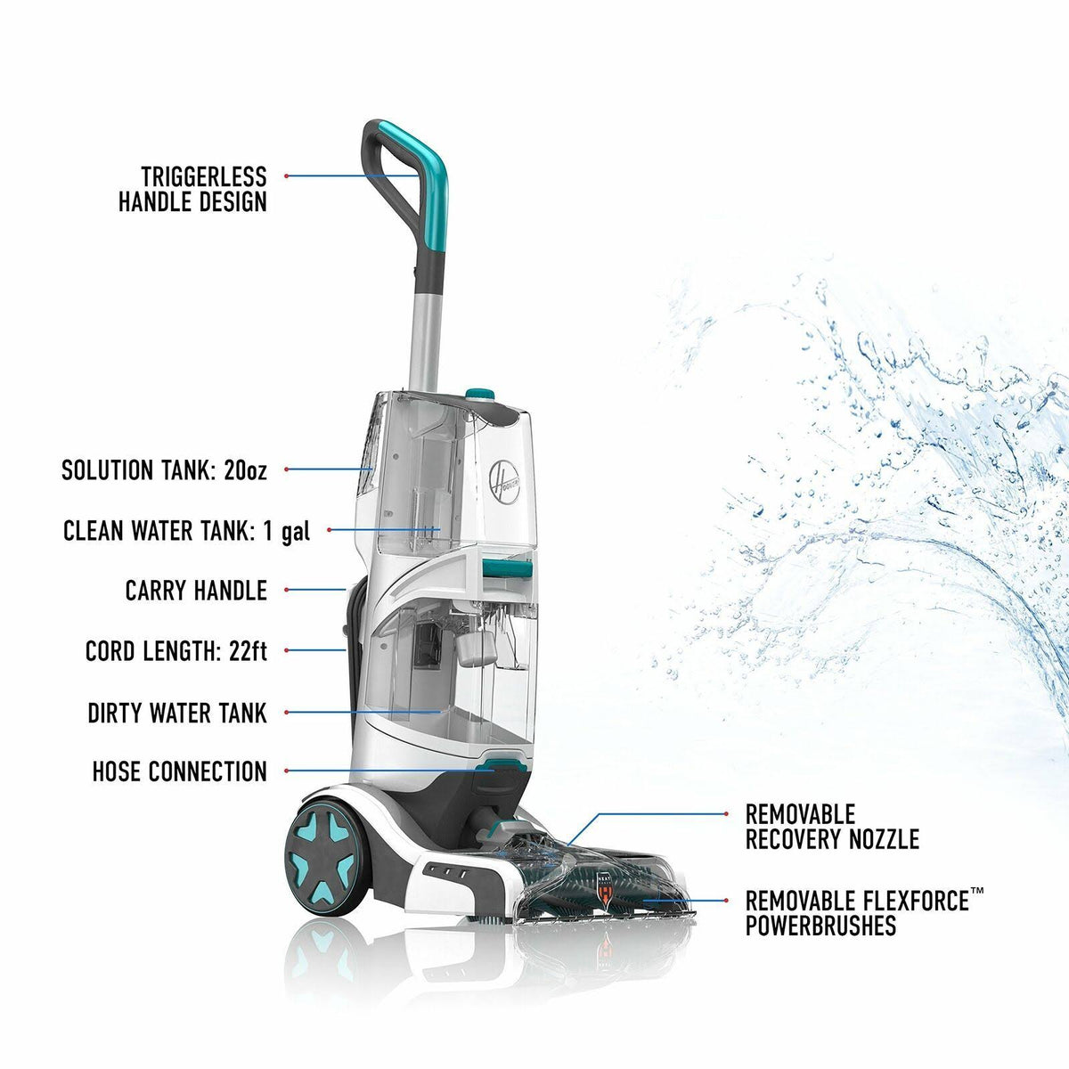 Teal Carpet Cleaner H264677